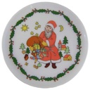 Glasuntersetzer Hutschenreuther Weihnachten mit Nikolaus gebraucht - sehr gut