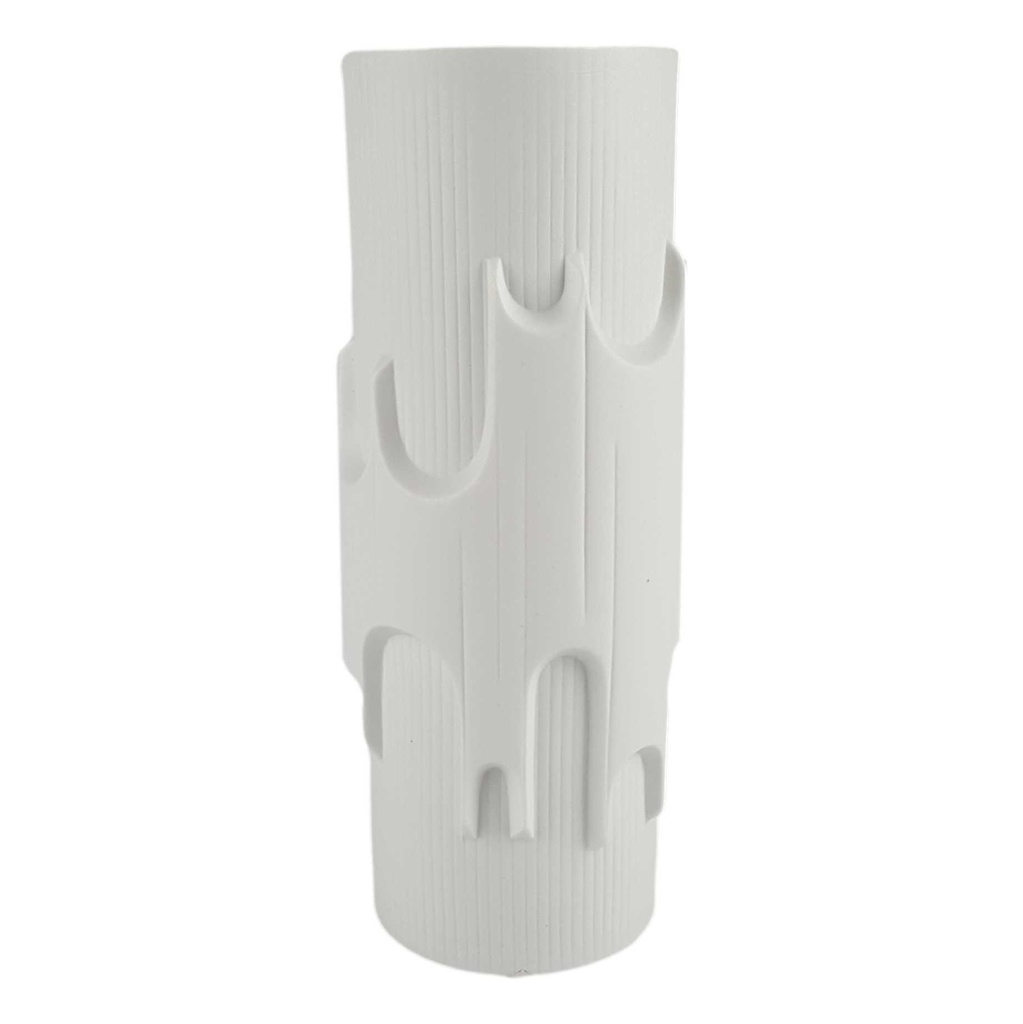 [458166810] Vase Blumenvase 24,8 cm Zeh Scherzer Weiß gebraucht - defekt