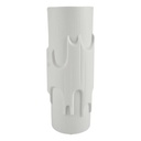 Vase Blumenvase 24,8 cm Zeh Scherzer Weiß gebraucht - defekt