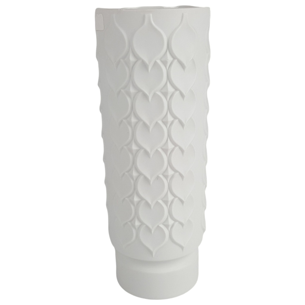 Vase Blumenvase 21,2 cm AK Kaiser Weiß gebraucht - sehr gut