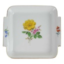 Schale Schälchen klein Meissen bunte Blumen I. Wahl gebraucht - sehr gut