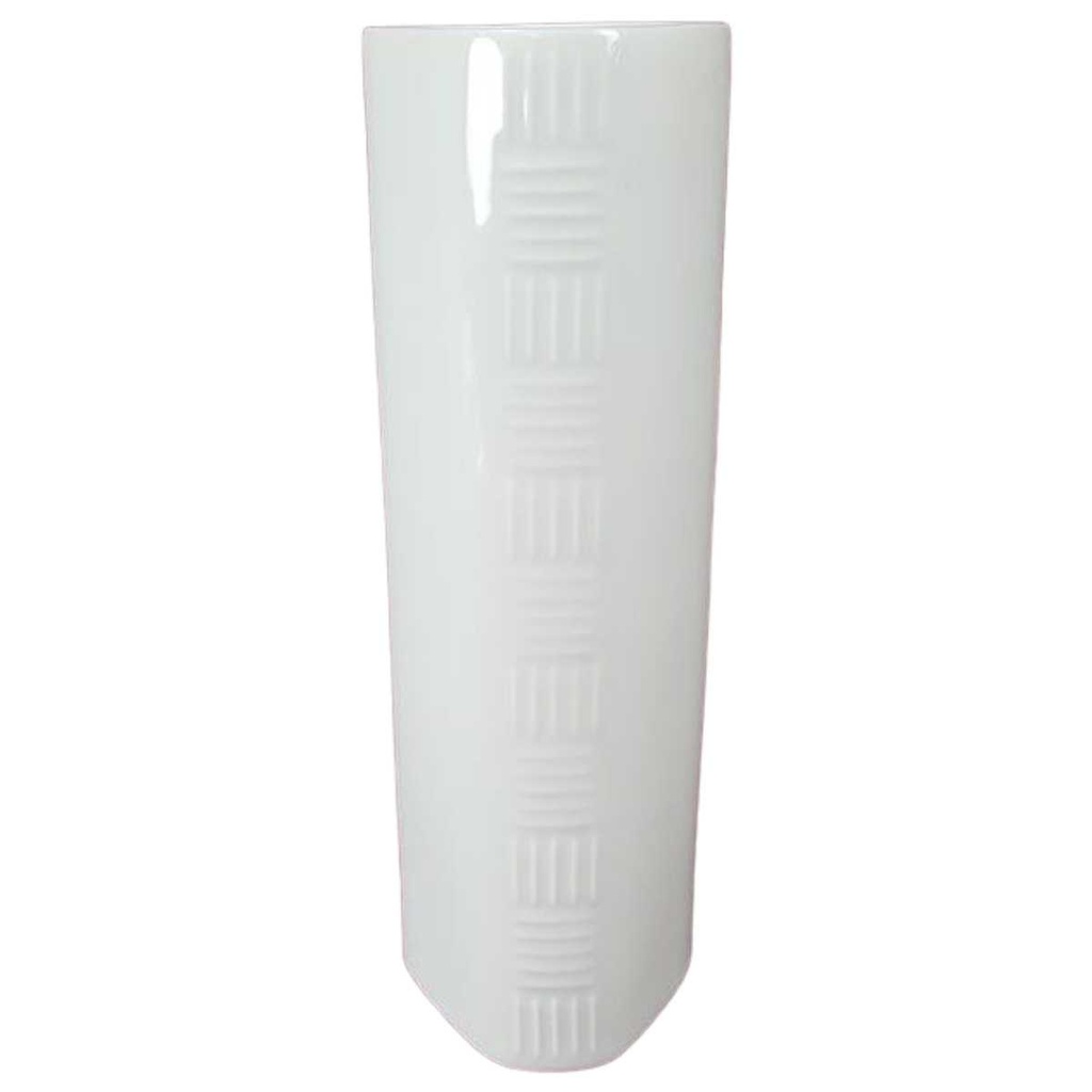 Blumenvase 25,1 cm Jaeger & Co Weiß gebraucht - sehr gut