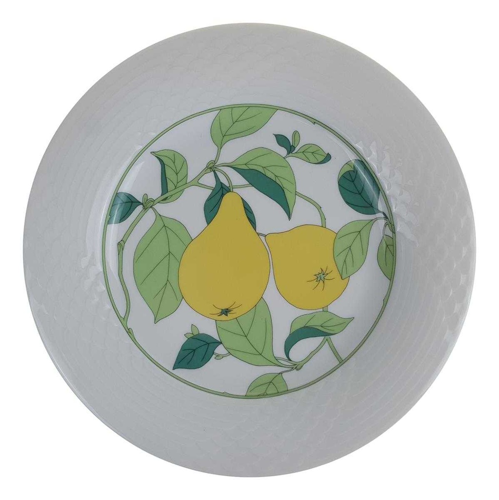 [458167174] Teller Servierteller 26 cm Hutschenreuther Scala Obstdekor gebraucht - sehr gut