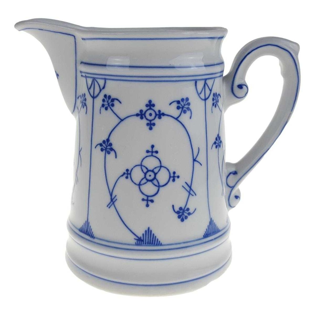 [458167177] Milchkännchen 0,3 L Bavaria Germany Indisch Blau Strohblume gebraucht - sehr gut