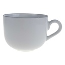 Kaffeetasse 0,2 L Karolina Schwarzer Rand gebraucht - akzeptabel