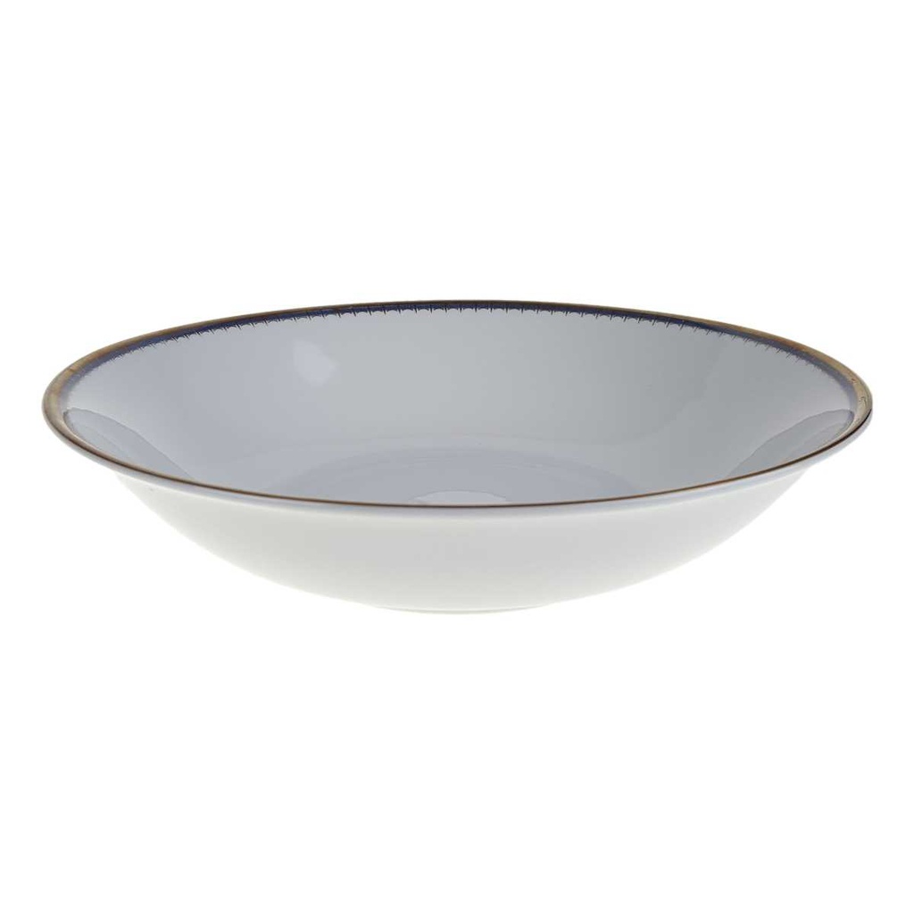 Schüssel Goldrand 23,6 cm PMR Jaeger & Co Bavaria Blau Gold gebraucht - gut