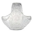 Schale Henkelkorb Bleikristall Kristallglas Stern Transparent