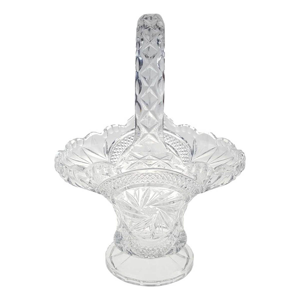 [458167238] Schale Henkelkorb Glas Transparent