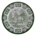 Speiseteller Essteller 25 cm English Ironstone Tableware (EIT) EIT England Old Inns Series Grün gebraucht - akzeptabel