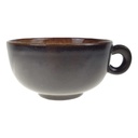Teetasse 0,1 L Rund Keramik braun