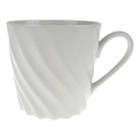 Kaffeetasse klein 0,15 L Marienbad Ingres Weiss Wellenmuster gebraucht - sehr gut