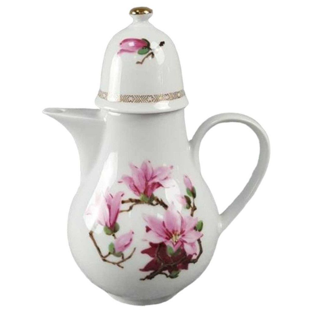 [45816752] Kaffeekanne Mokkakanne 0,6 L Graf von Henneberg Blumen gebraucht - sehr gut