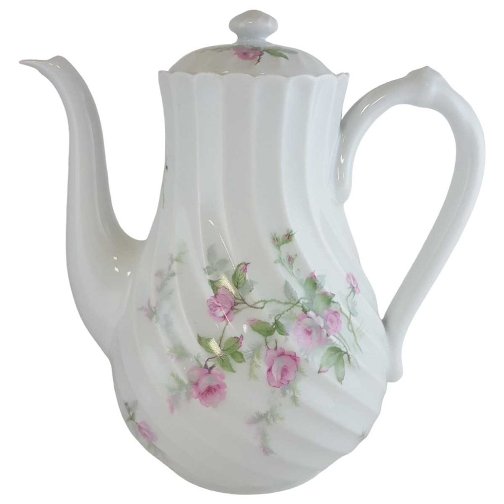 [4581676] Kaffeekanne Kanne 0,9 L Haviland Limoges Torse Rosendekor gebraucht - defekt