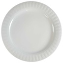 Kuchenteller Dessertteller 18,7 cm Thomas Porzellan Lanzette Weiß gebraucht - gut