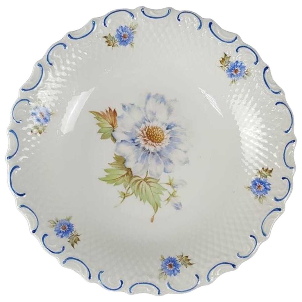 [45816773] Servierschüssel Obstschale 25 cm Schumann Arzberg Einzelteile Blumen gebraucht - gut