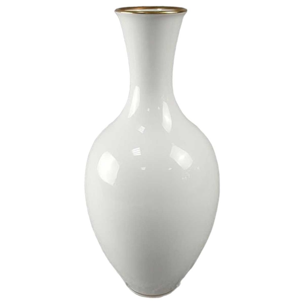 Vase Blumenvase Goldrand 28 cm Heinrich Weiß Selb gebraucht - gut