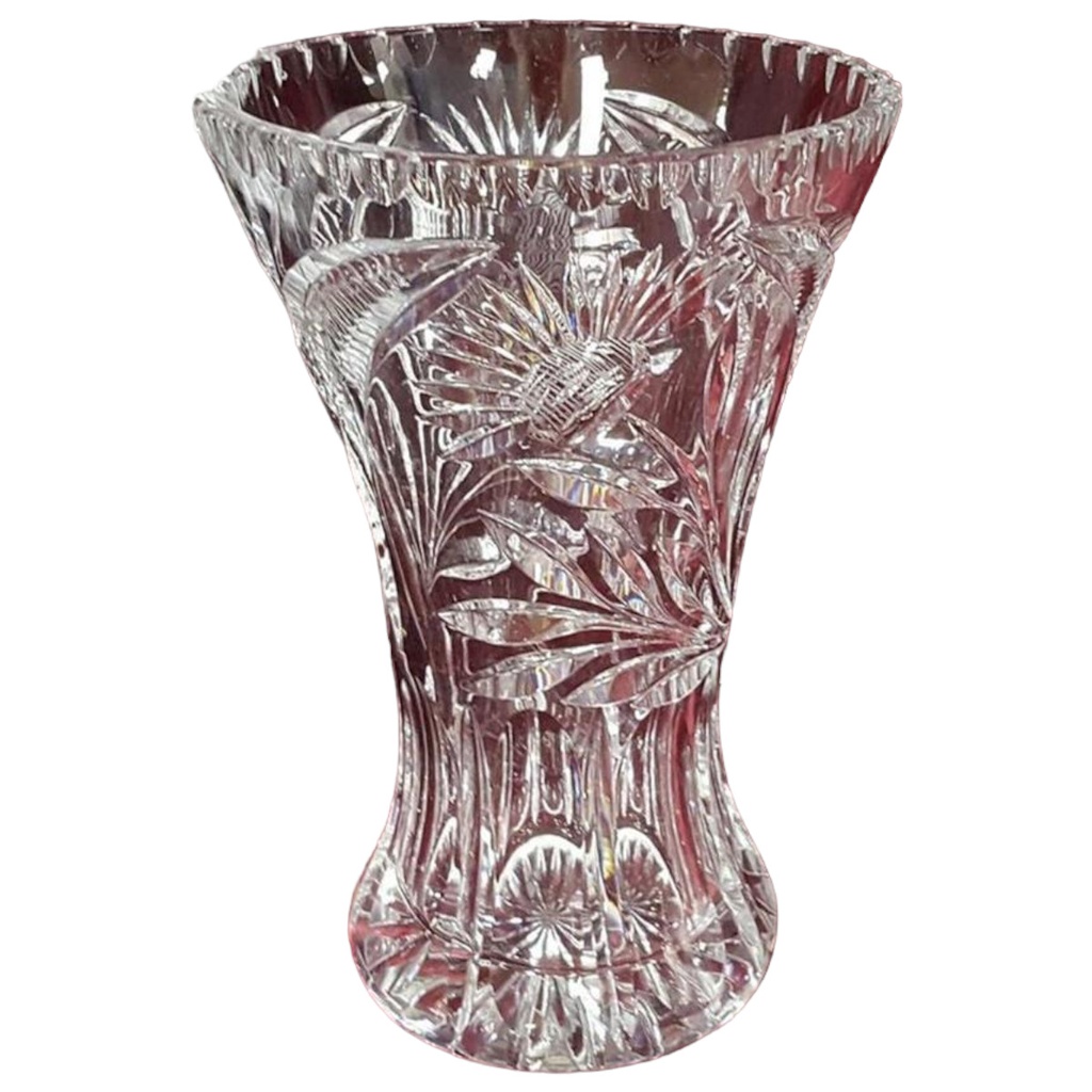 [45816802] Kristallvase Glasvase Vase H 21,4 cm