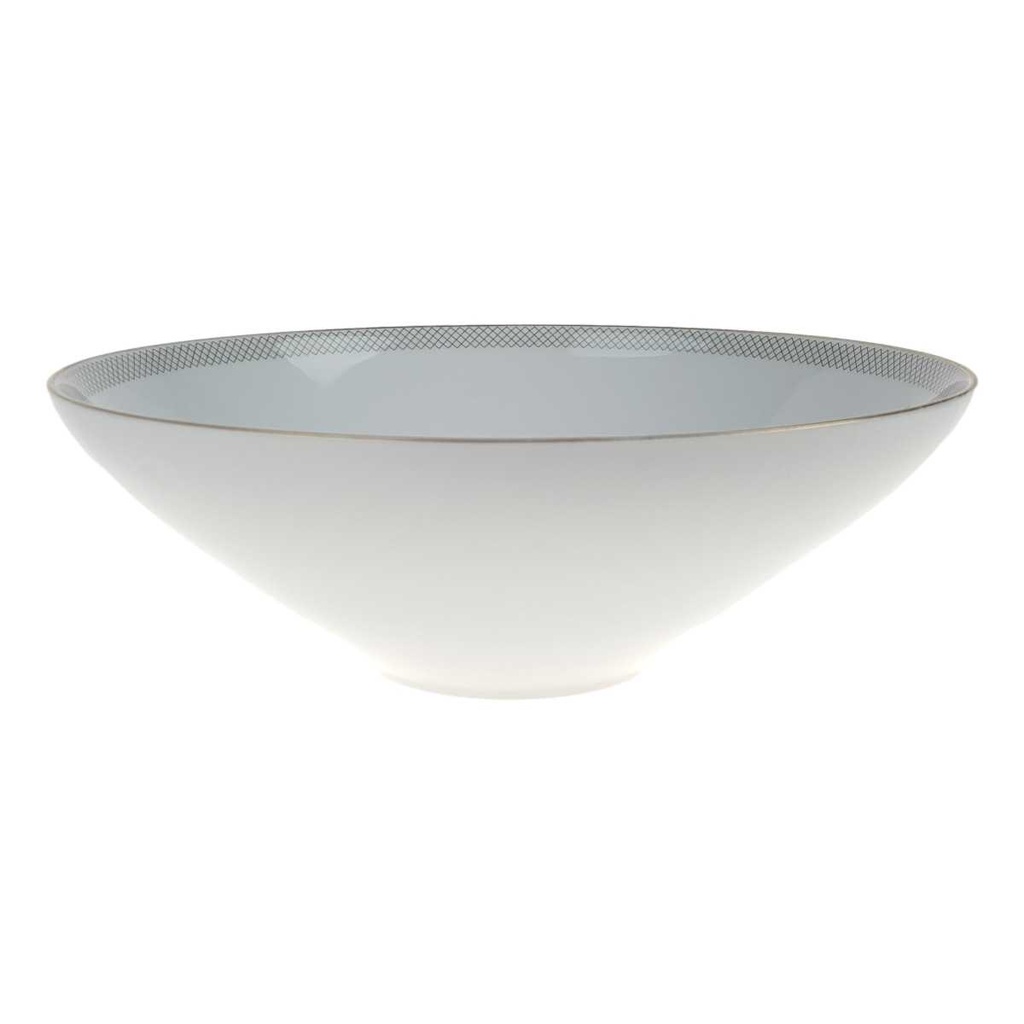 Schüssel Goldrand 21 cm Hutschenreuther Gloria Weiß gebraucht - gut