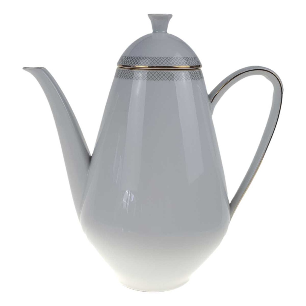 [458168070] Kaffeekanne Goldrand 1,7 L Hutschenreuther Gloria Weiß gebraucht - gut