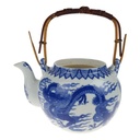 Teekanne 0,9 L Japan China blauer Drache Blau gebraucht - akzeptabel