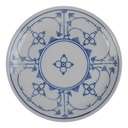 Untertasse für Tee 14,5 cm GKC Bavaria Indisch Blau Strohblume gebraucht - gut