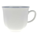 Kaffeetasse Marienbad Ingres Weiss blauer Rand gebraucht - sehr gut