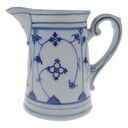 Milchkännchen groß 0,25 L Indisch Blau Strohblume gebraucht - sehr gut