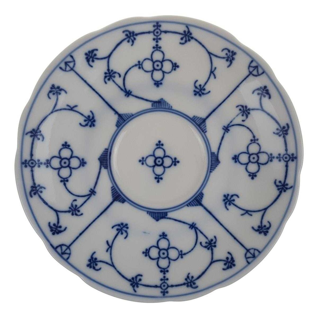 [458168097] Untertasse für Kaffee 14,3 cm Winterling Indisch Blau Strohblume gebraucht - gut