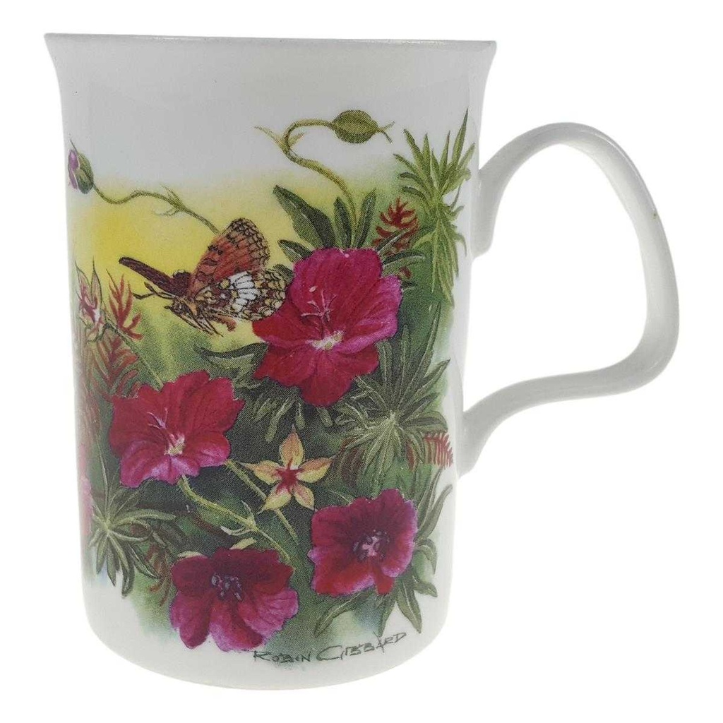 [458168099] Kaffeetasse Kaffeebecher Roy Kirkham Spring Blumendekor Bunt Blumen gebraucht - gut