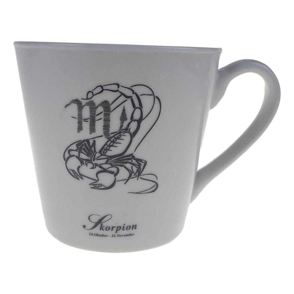 [458168100] Kaffeetasse Kaffeebecher 0,2 L Schloß Amalienburg Sternzeichen Skorpion gebraucht - akzeptabel