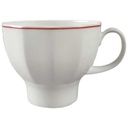 Kaffeetasse Tasse Thomas Porzellan Festival roter Rand Luzern Rot gebraucht - gut