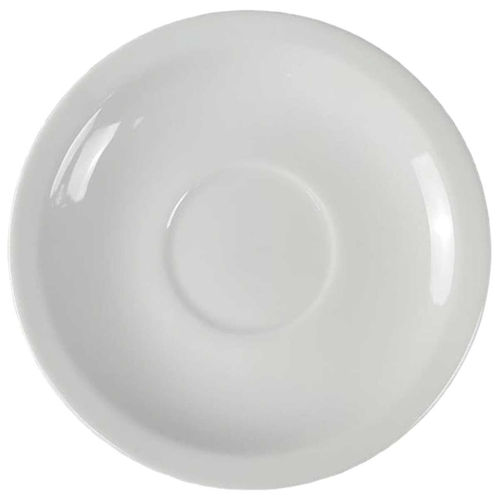 [45816822] Untertasse für Kaffee Tee Kaffee/Tee/Suppe 14,8 cm Bareuther Waldsassen Sonstige Formen Weiß gebraucht - gut