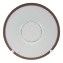 Untertasse Goldrand 15,4 cm PMR Jaeger & Co Bavaria Blau Gold Dekor gebraucht - gut