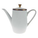 Kaffeekanne Goldrand 1,2 L PMR Jaeger & Co Bavaria Blau Gold Dekor gebraucht - gut