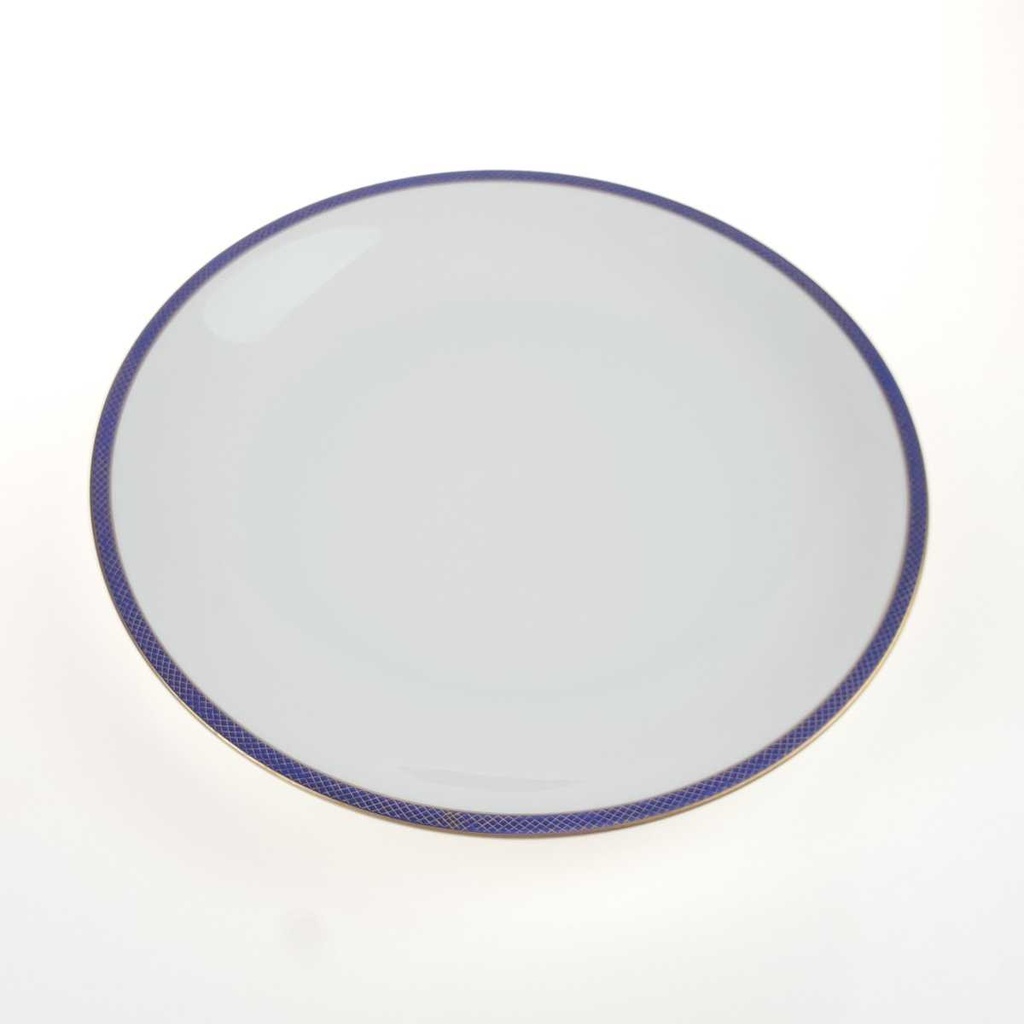 [458168292] Kuchenteller Goldrand 19,4 cm KPM Krister Blau Gold gebraucht - gut