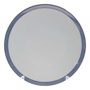 Kuchenteller Dessertteller Goldrand 19,5 cm Schaller Blauband weiß Bavaria gebraucht - gut