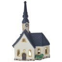 Licht Kirche 20,5 cm G. Wurm Porzellan Lichthaus Kerzenhalter