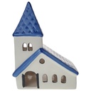 Licht Kirche Piazza Lichthäuser Porzellan Kerzenhalter