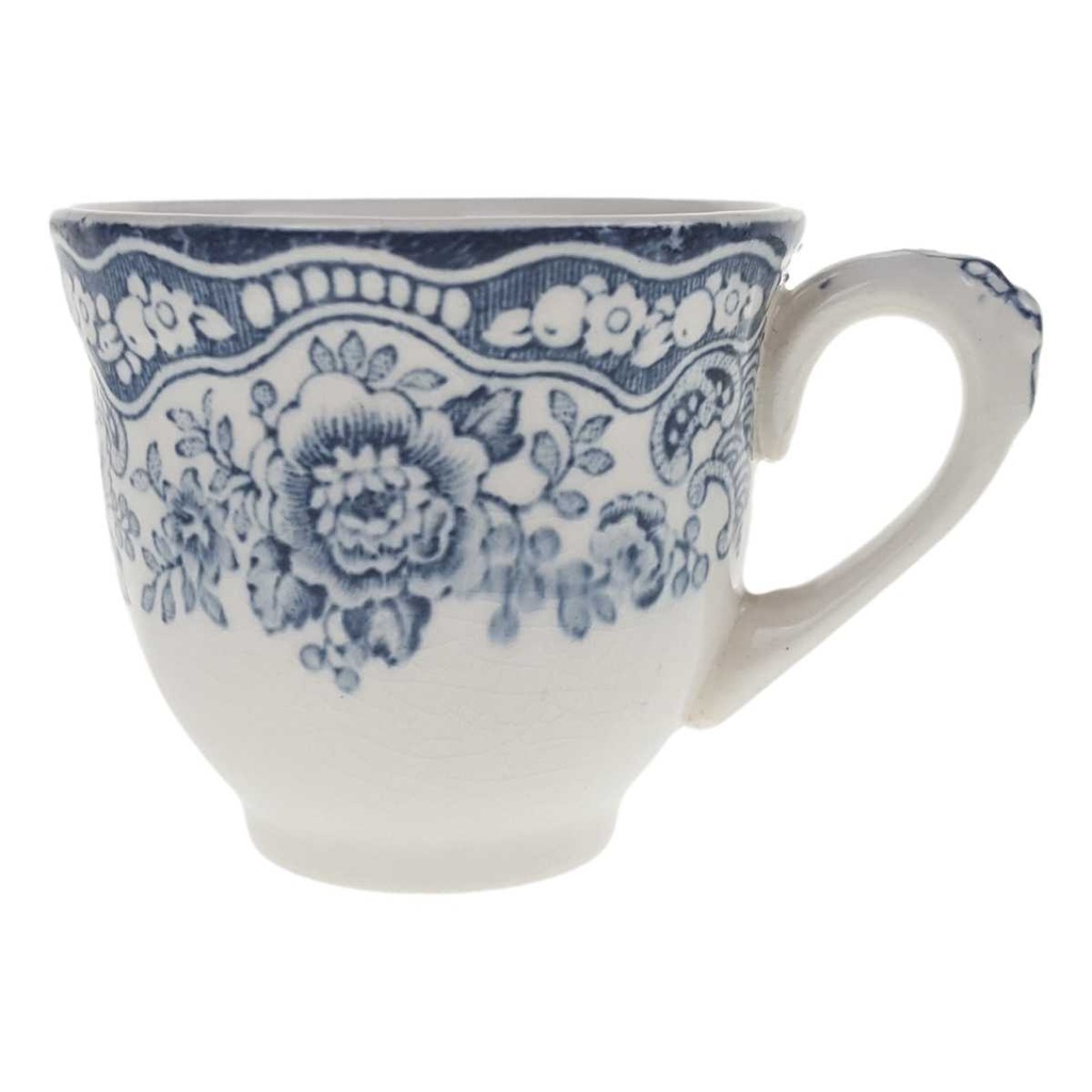 [458168319] Mokkatasse klein 0,07 L Crown Ducal Bristol Blau gebraucht - gut