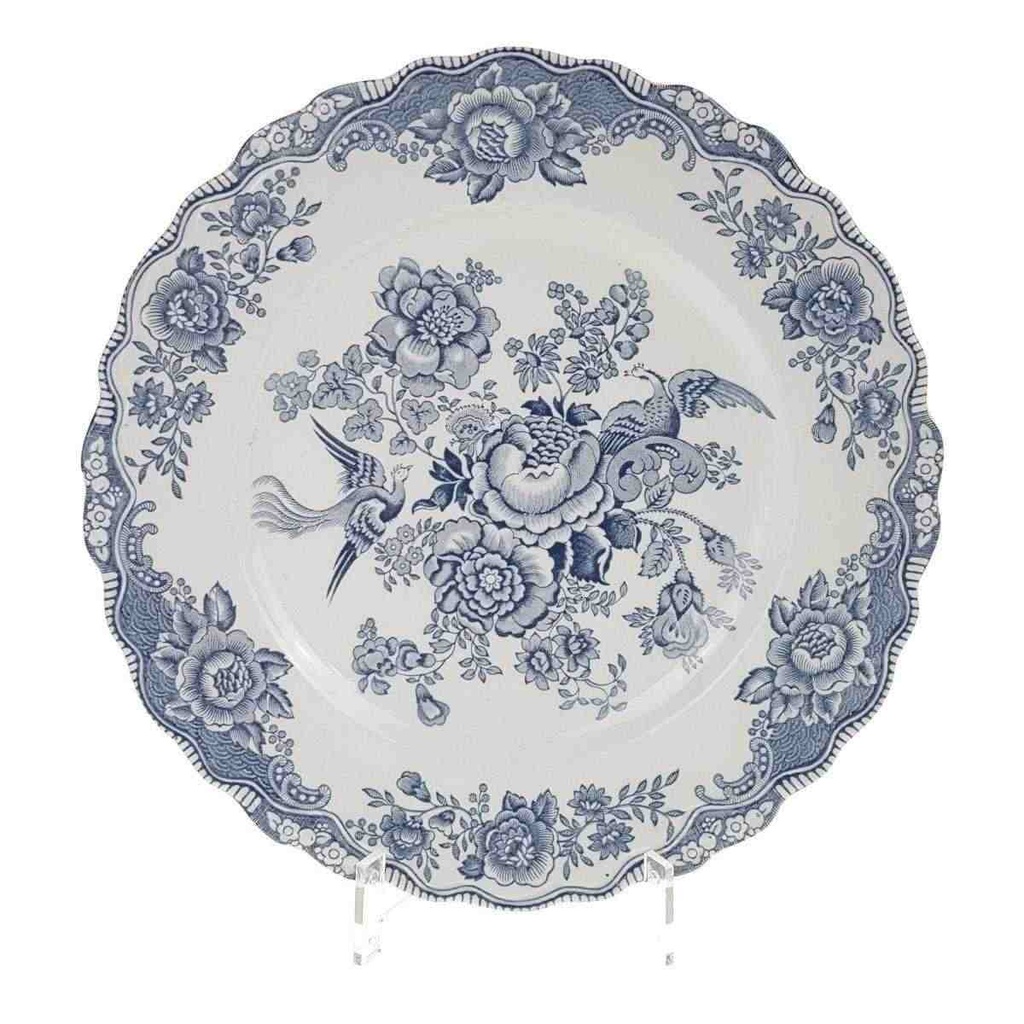 [458168323] Speiseteller Essteller 25 cm Crown Ducal Bristol Blau