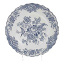 Speiseteller Essteller 25 cm Crown Ducal Bristol Blau