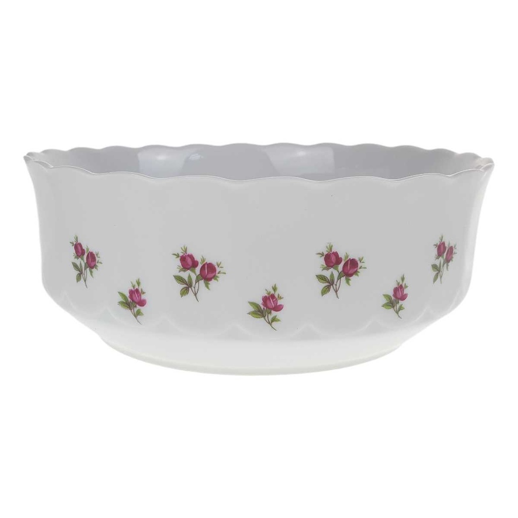 Schüssel 18,2 cm Eschenbach Moosrose Blumen gebraucht - gut