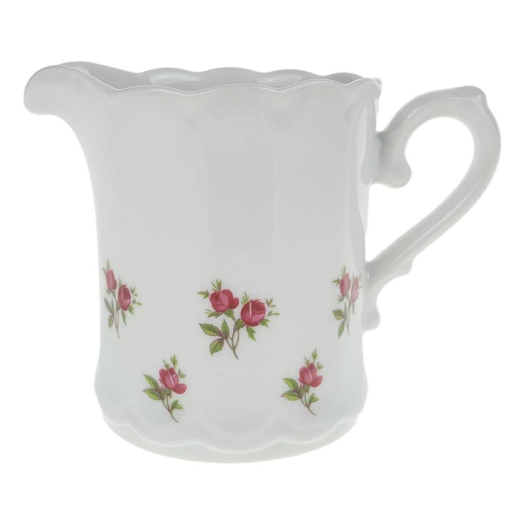 Milchkännchen 0,2 L Eschenbach Moosrose Blumen gebraucht - sehr gut