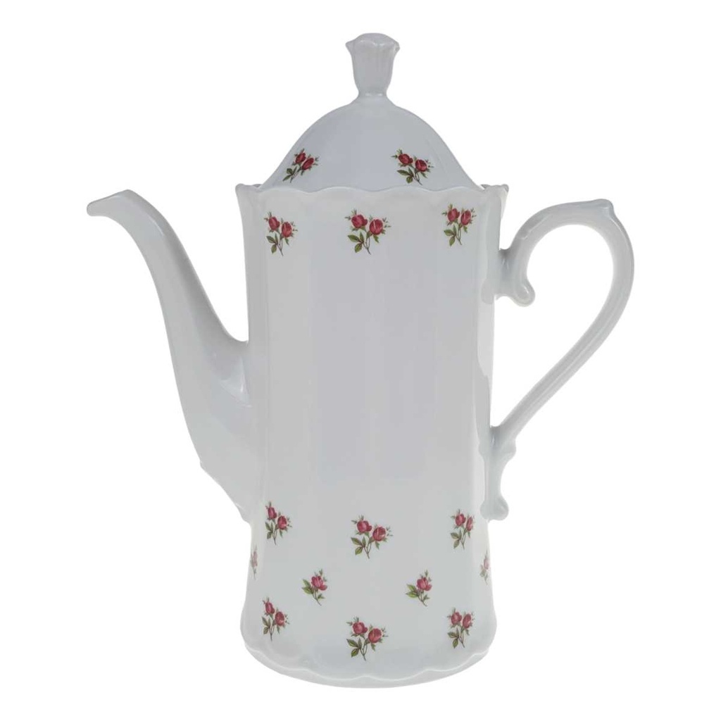 Kaffeekanne 1,2 L Eschenbach Moosrose Blumen gebraucht - sehr gut