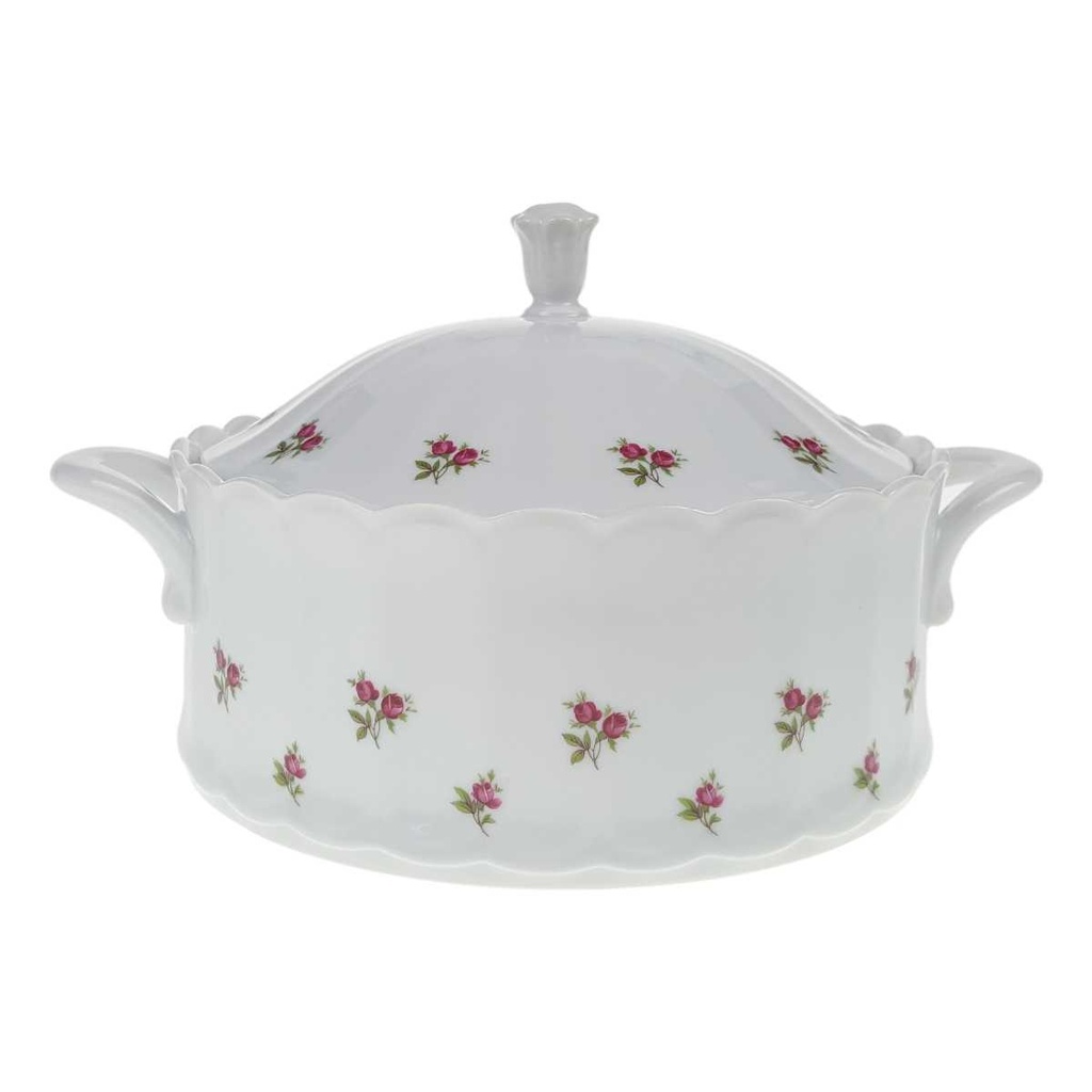 Ragoutterrine Suppenterrine Terrine 1,5 L Eschenbach Moosrose Blumen gebraucht - gut