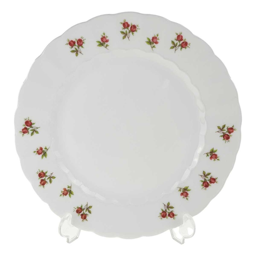[458168341] Kuchenteller Dessertteller 19,3 cm Eschenbach Moosrose Blumen gebraucht - gut