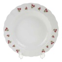 Suppenteller 21,7 cm Eschenbach Moosrose Blumen gebraucht - gut