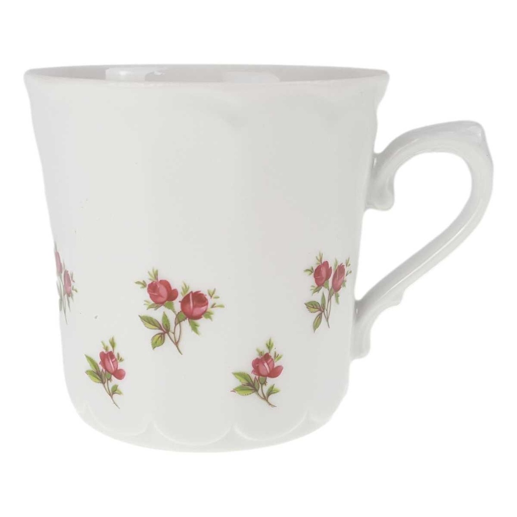 Kaffeetasse Eschenbach Moosrose Blumen gebraucht - gut