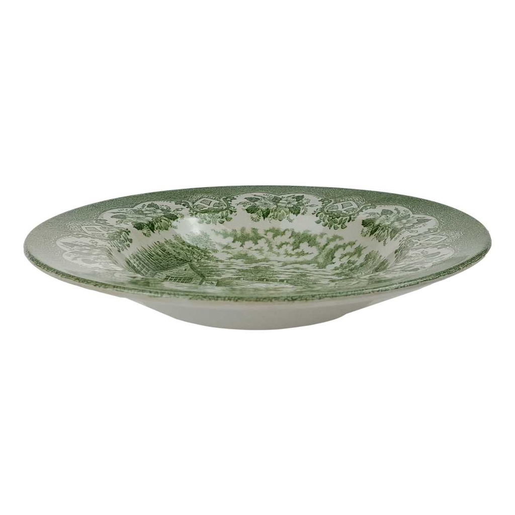 [458168353] Suppenteller 22,5 cm English Ironstone Tableware (EIT) EIT England Old Inns Series gebraucht - gut