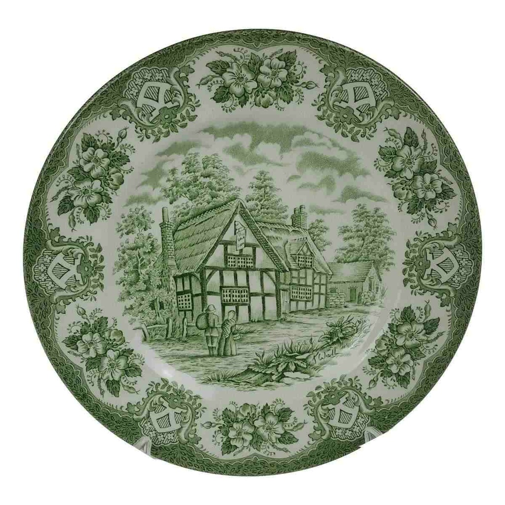 Kuchenteller 19,9 cm English Ironstone Tableware (EIT) EIT England Old Inns Series gebraucht - gut